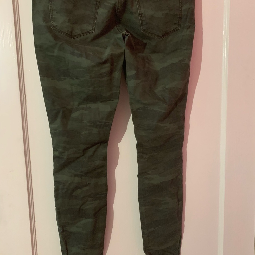 Camouflage print.